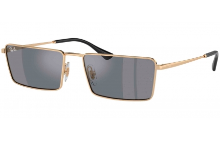 Gafas de Sol - Ray-Ban - RB3741 EMY - 92136V  GOLD // GREY MIRROR SILVER