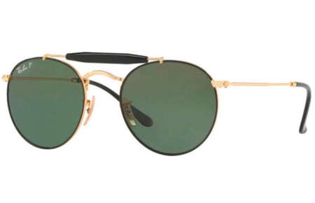 Gafas de Sol - Ray-Ban - RB3747 - 900058 BLACK GOLD // GREEN