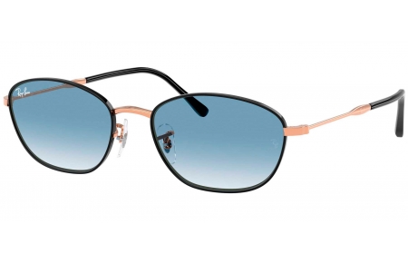 Gafas de Sol - Ray-Ban - RB3749 - 92723F  BLACK ON ROSE GOLD // BLUE GRADIENT TRANSPARENT