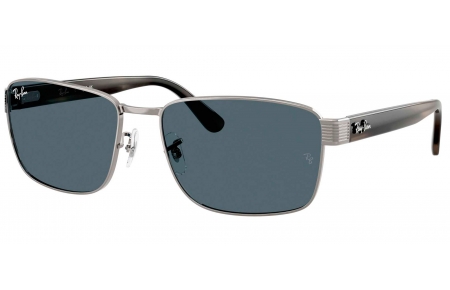 Gafas de Sol - Ray-Ban - RB3751 - 004/R5 GUNMETAL // DARK BLUE