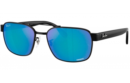 Gafas de Sol - Ray-Ban - RB3751CH - 002/4L BLACK // GREY MIRROR BLUE POLARIZED