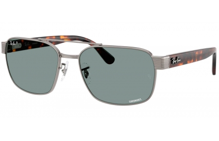 Gafas de Sol - Ray-Ban - RB3751CH - 004/3R GUNMETAL // LIGHT BLUE POLARIZED
