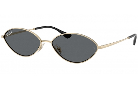 Gafas de Sol - Ray-Ban - RB3757 KAI - 921381  PALE GOLD // DARK GREY POLARIZED