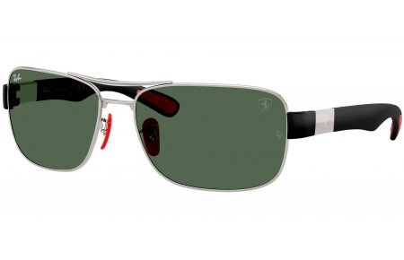 Gafas de Sol - Ray-Ban - RB3763M - F03171  SILVER // DARK GREEN