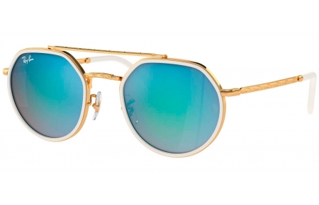 Gafas de Sol - Ray-Ban - RB3765 - 001/4O ARISTA // BROWN GRADIENT BROWN MIRROR BLUE