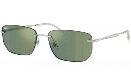 Gafas de Sol - Ray-Ban - RB3768 - 003/6R SILVER // GREEN MIRROR GREEN