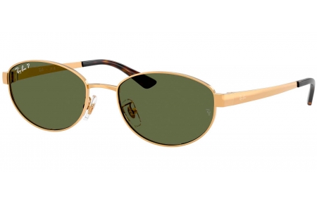 Gafas de Sol - Ray-Ban - RB3774D - 001/9A  ARISTA GOLD // DARK GREEN POLARIZED