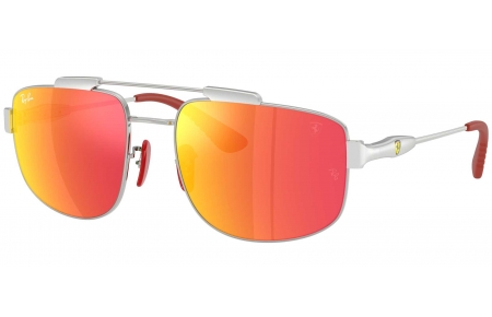 Gafas de Sol - Ray-Ban - RB3789M - F0071D  SILVER // GREY RED MIRROR