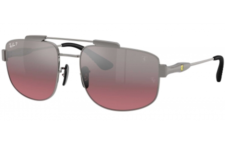 Gafas de Sol - Ray-Ban - RB3789M - F1247A  GUNMETAL // WINE POLARIZED