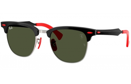Gafas de Sol - Ray-Ban - RB3807M - F11031  BRUSHED BLACK ON SILVER // G-15 GREEN
