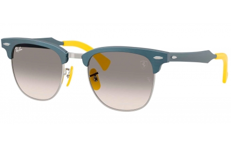 Gafas de Sol - Ray-Ban - RB3807M - F11232  BRUSHED BLUE ON SILVER // GREY GRADIENT TRANSPARENT