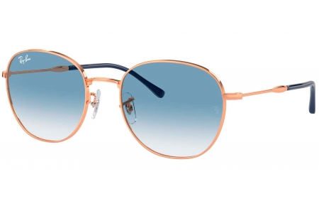 Gafas de Sol - Ray-Ban - RB3809 - 92623F ROSE GOLD // BLUE GRADIENT