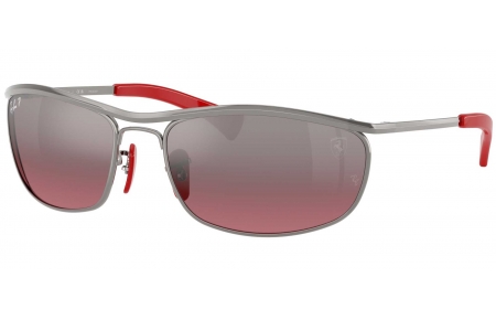 Gafas de Sol - Ray-Ban - RB3819M - F0017A  GUNMETAL // PURPLE GRADIENT MIRROR POLARIZED