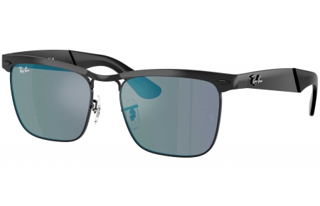 Gafas de Sol - Ray-Ban - RB3875 WAYFARER DELUXE - 002/8O BLACK // BLUE MIRROR