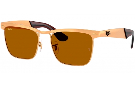 Gafas de Sol - Ray-Ban - RB3875 WAYFARER DELUXE - 927631  SANDBLASTED LEGEND GOLD // BROWN