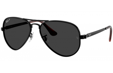 Gafas de Sol - Ray-Ban - RB3925 AVIATOR MAX - 002/48 BLACK // BLACK POLARIZED