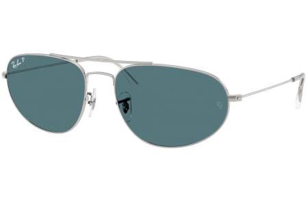 Gafas de Sol - Ray-Ban - RB3945 - 003/3R  SILVER // DARK BLUE POLARIZED