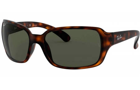 Gafas de Sol - Ray-Ban - RB4068 - 894/58 MATTE HAVANA // GREEN POLARIZED