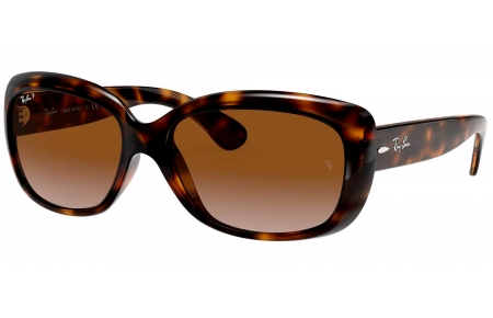 Gafas de Sol - Ray-Ban - RB4101 JACKIE OHH - 710/T5 LIGHT HAVANA // GREY GRADIENT BROWN POLARIZED