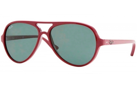 Gafas de Sol - Ray-Ban - RB4125 CATS  5000 - 739 DARK RED // CRYSTAL GREEN