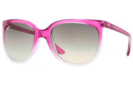 Gafas de Sol - Ray-Ban - RB4126 CATS  1000 - 798/32 TRANSPARENT METALLIC FUCSIA GRANDIENT // GREY GRADIENT