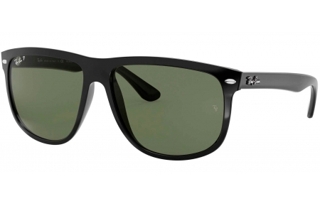 Gafas de Sol - Ray-Ban - RB4147 BOYFRIEND - 601/58 BLACK // CRYSTAL GREEN POLARIZED