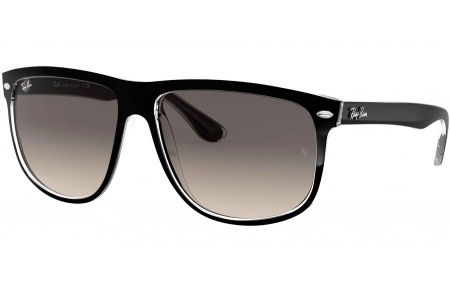 Gafas de Sol - Ray-Ban - RB4147 BOYFRIEND - 603971 TOP BLACK ON TRANSPARENT // GREY GRADIENT AZURE