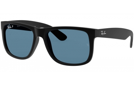 Gafas de Sol - Ray-Ban - RB4165 JUSTIN - 622/2V BLACK RUBBER // DARK BLUE POLARIZED