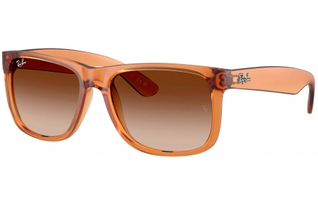 Gafas de Sol - Ray-Ban - RB4165 JUSTIN - 681413  RUBBER BEIGE // BROWN GRADIENT