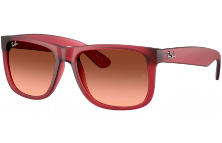 Gafas de Sol - Ray-Ban - RB4165 JUSTIN - 6815A5  RUBBER VIOLET // BROWN GRADIENT PINK
