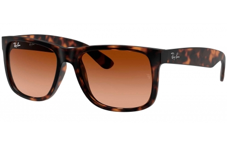 Gafas de Sol - Ray-Ban - RB4165 JUSTIN - 710/13 MATTE LIGHT  HAVANA  // BROWN GRADIENT