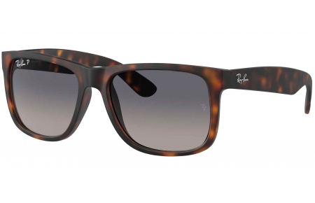 Gafas de Sol - Ray-Ban - RB4165 JUSTIN - 865/8S  HAVANA // BLUE GRADIENT POLARIZED