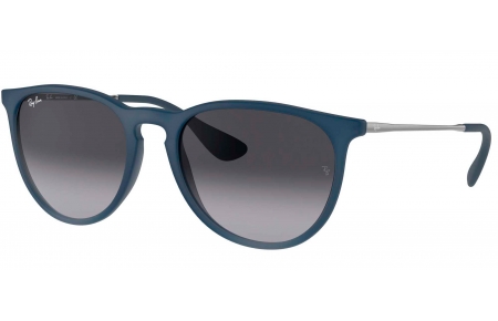 Gafas de Sol - Ray-Ban - RB4171 ERIKA - 60028G RUBBER BLUE // GREY GRADIENT