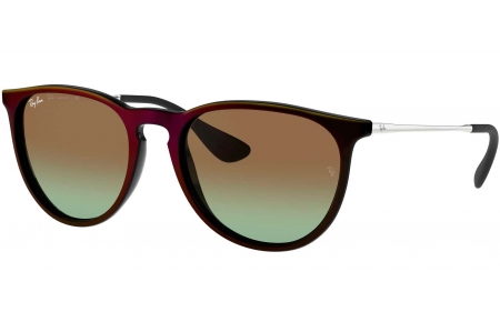 Gafas de Sol - Ray-Ban - RB4171 ERIKA - 6316E8 BLACK SP RED // GREEN GRADIENT BROWN