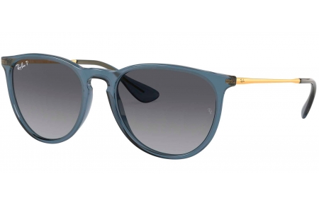 Gafas de Sol - Ray-Ban - RB4171 ERIKA - 6592T3 TRANSPARENT BLUE // GREY GRADIENT POLARIZED