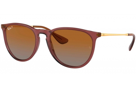 Gafas de Sol - Ray-Ban - RB4171 ERIKA - 6593T5 TRANSPARENT DARK BROWN // BROWN GRADIENT POLARIZED