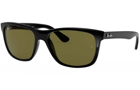 Gafas de Sol - Ray-Ban - RB4181 - 601/9A SHINY BLACK // GREEN POLARIZED