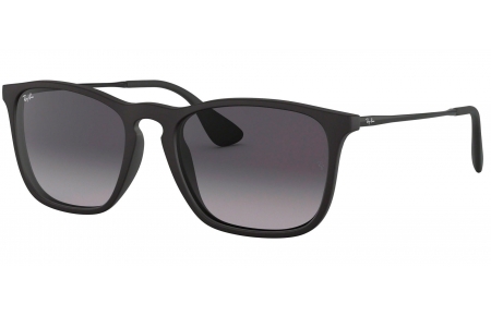 Gafas de Sol - Ray-Ban - RB4187 CHRIS - 622/8G RUBBER BLACK // LIGHT GREY GRADIENT DARK GREY