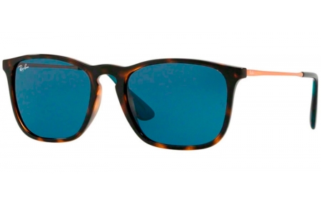 Gafas de Sol - Ray-Ban - RB4187 CHRIS - 639080 HAVANA // DARK BLUE