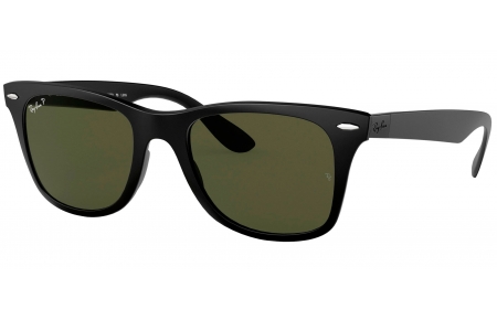 Gafas de Sol - Ray-Ban - RB4195 WAYFARER LITERFORCE - 601S9A MATTE BLACK // GREEN POLARIZED