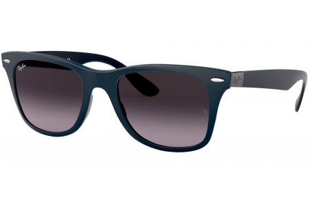 Gafas de Sol - Ray-Ban - RB4195 WAYFARER LITERFORCE - 63318G MATTE BLUE // GREY GRADIENT DARK GREY