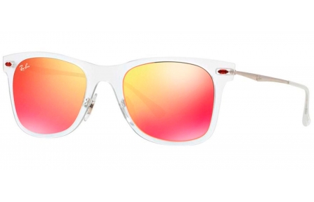 Gafas de Sol - Ray-Ban - RB4210 - 646/6Q MATTE TRANSPARENT // BROWN MIRROR ORANGE