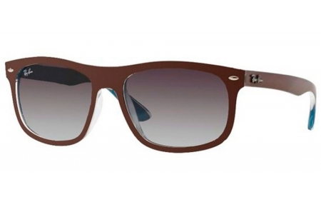 Gafas de Sol - Ray-Ban - RB4226 - 61898G TOP MATTE CHOCCOLATE ON BLUE // GREY GRADIENT DARK GREY