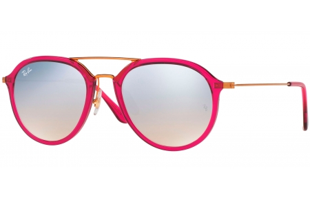 Gafas de Sol - Ray-Ban - RB4253 - 62359U SHINY FUXIA // GREY FLASH GRADIENT