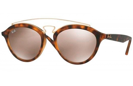 Gafas de Sol - Ray-Ban - RB4257 - 60925A MATTE HAVANA // LIGHT BROWN MIRROR GOLD