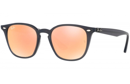 Gafas de Sol - Ray-Ban - RB4258 - 62307J SHINY OPAL GREY // ORANGE FLASH ORANGE