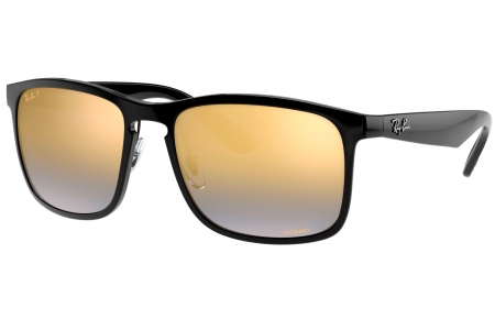 Gafas de Sol - Ray-Ban - RB4264 - 601/J0 BLACK // BLUE MIRROR GOLD GRADIENT POLARIZED