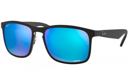 Gafas de Sol - Ray-Ban - RB4264 - 601SA1 MATTE BLACK // BLUE MIRROR POLARIZED