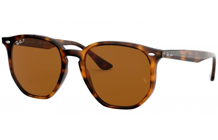 Gafas de Sol - Ray-Ban - RB4306 - 820/73 STRIPPED RED HAVANA // DARK BROWN