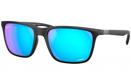 Gafas de Sol - Ray-Ban - RB4385 - 601SA1 BLACK // GREEN BLUE MULTILAYER ANTIREFLECTION POLARIZED